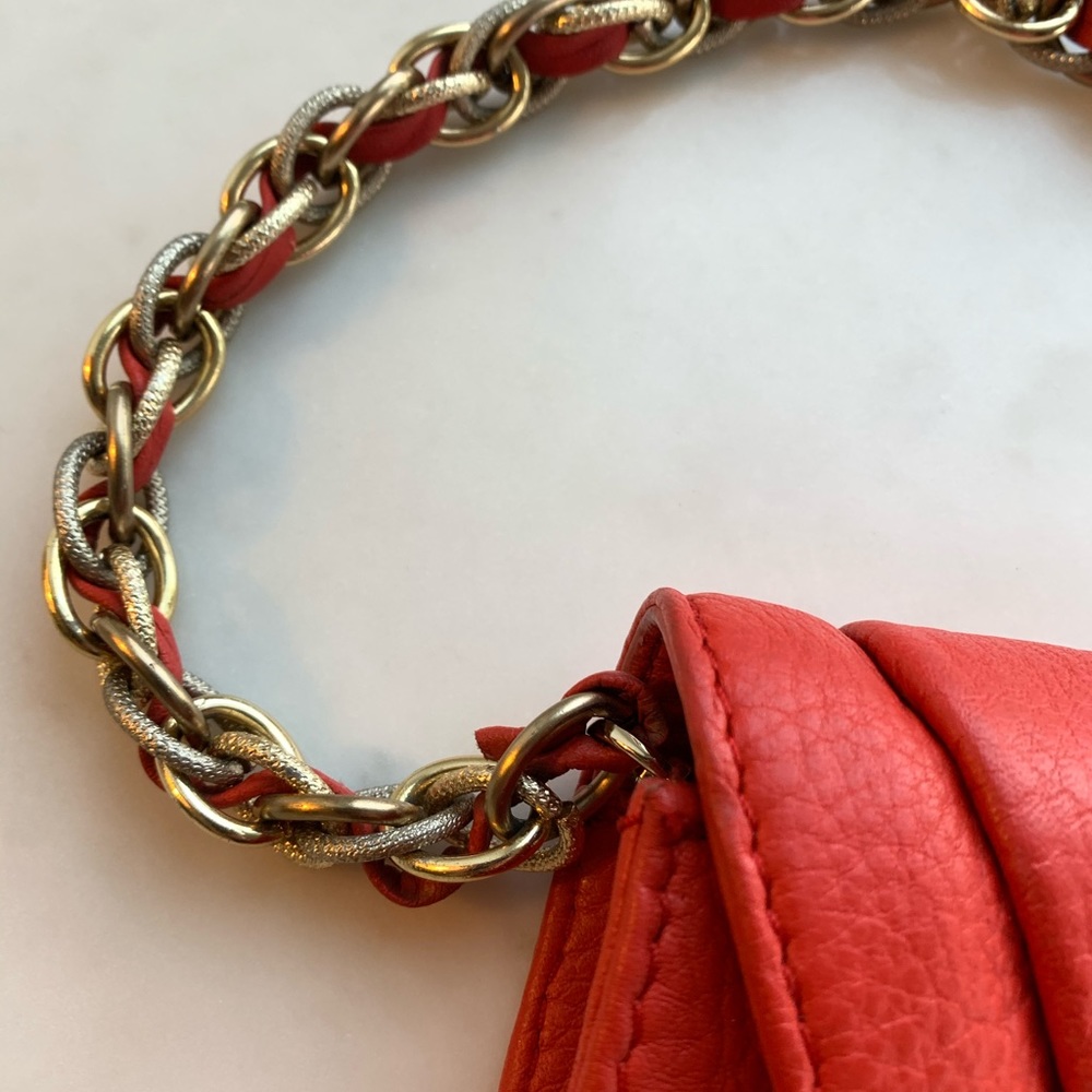 Elliott Lucca Red Envelope Clutch/Shoulder Bag - Picture 3 of 7